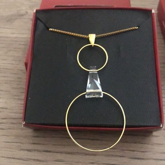 Swarovski authentic Crystals Gold plated necklace - Picture 4 of 8